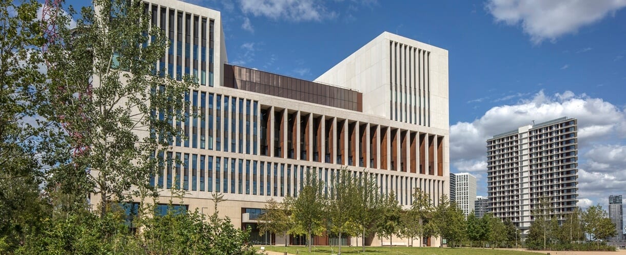 UCL East Marshgate, the modern campus where Tacit's research-to-product work continues